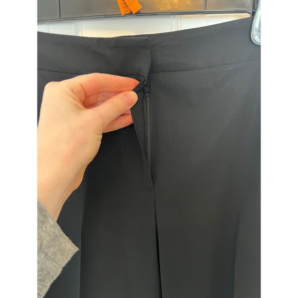 Lafayette 148 Women's 8P Wool Dress Pants Black Front Pleat Work Trousers Career - Picture 13 of 15